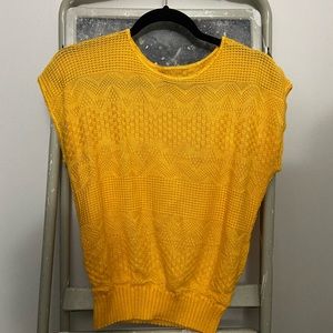 Savers, Yellow Sweater Vest, Size Small